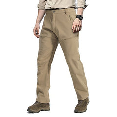 Solid Fleeced Casual Pants