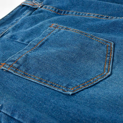 Mid Waist Sunflowers Jeans