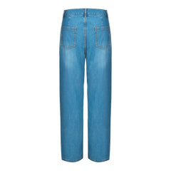 Mid Waist Sunflowers Jeans