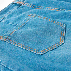 Mid Waist Sunflowers Jeans