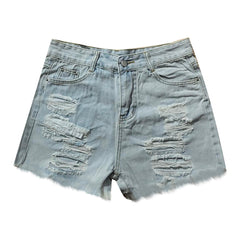 Jeans Hole Bottom Shorts