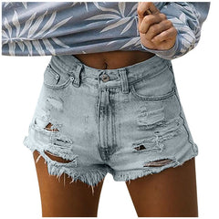 Jeans Hole Bottom Shorts