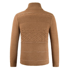 Stand-collar knitted sweaters