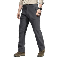 Solid Fleeced Casual Pants