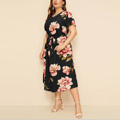 Floral Print Long Dresses