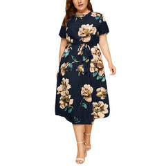 Floral Print Long Dresses