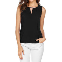 Chiffon Solid Tank Top