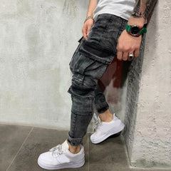 Cargo Pants Black Jeans