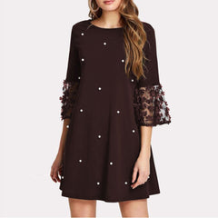 Wave Solid Point Dress