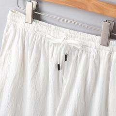 Solid Pants Loose Linen