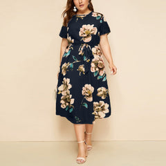 Floral Print Long Dresses