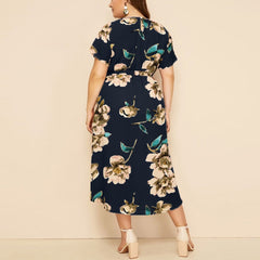 Floral Print Long Dresses