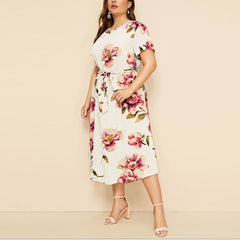 Floral Print Long Dresses