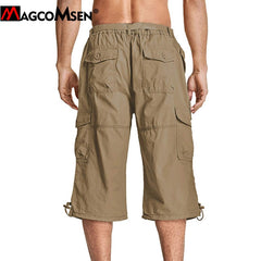 Cotton Knee Cargo Pants