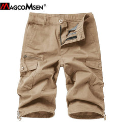 Cotton Knee Cargo Pants