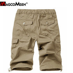 Cotton Knee Cargo Pants