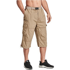 Cotton Knee Cargo Pants