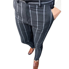 Chinos Pants Plaid Design