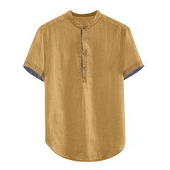 Baggy Solid Cotton Shirt