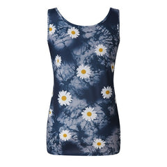 Sunflower Printing Tank Tops