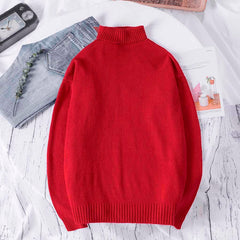 Sweater oversize wool knitting