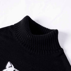 Sweater oversize wool knitting