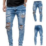 Ripped Jeans Blue Skinny