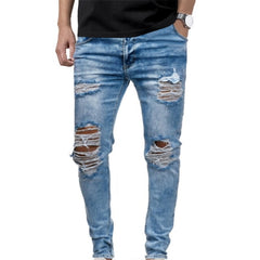 Ripped Jeans Blue Skinny