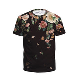 Rose Flower Print T-shirt