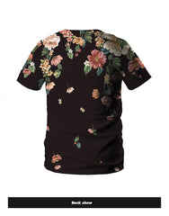 Rose Flower Print T-shirt