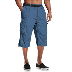 Cotton Knee Cargo Pants