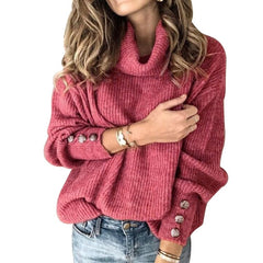 Thickened Knitted Turtleneck Sweater