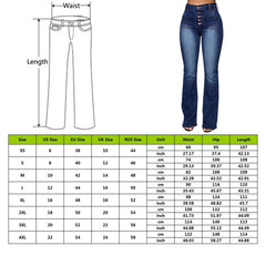 Pockets Jeans Long Blue