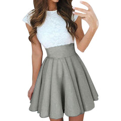 High Waist Mini Skirts