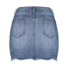 High Waist Denim Skirt