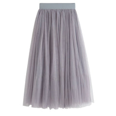 Elastic Midi Tutu Skirt