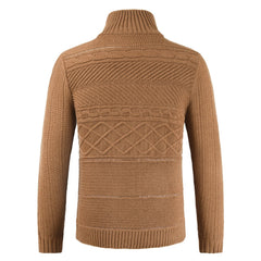 Stand-collar knitted sweaters