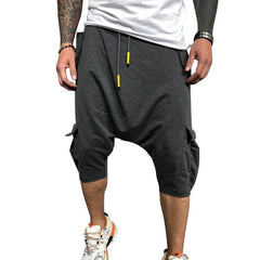 Drawstring Cross Pants Joggers