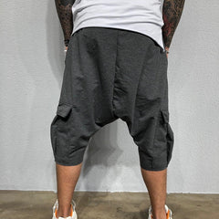 Drawstring Cross Pants Joggers