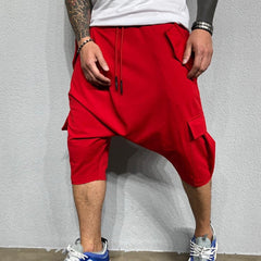 Drawstring Cross Pants Joggers