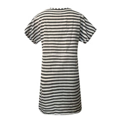 Stripe Pattern Loose Dress