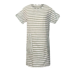 Stripe Pattern Loose Dress