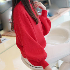 Loose Pullovers Knitted Jumper