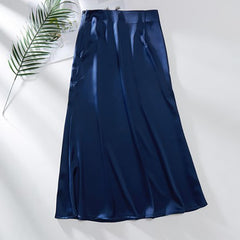 Silk Satin Skirt Vintage