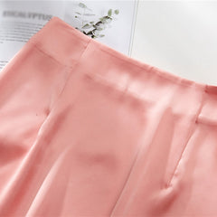 Silk Satin Skirt Vintage