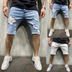 Short Jeans Zipper Pocket