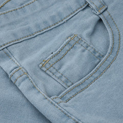 Short Jeans Zipper Pocket